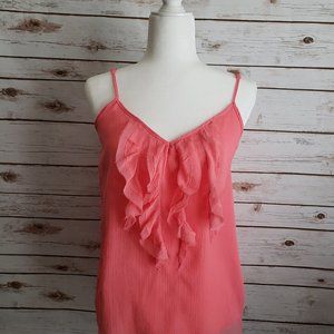 Old Navy Peach Ruffled Tank